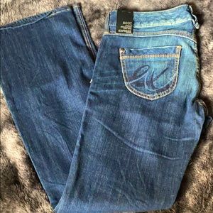 EXPRESS | 4S | LOW-RISE BOOTCUT JEANS